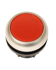 Push button front M22 red M22-D-R